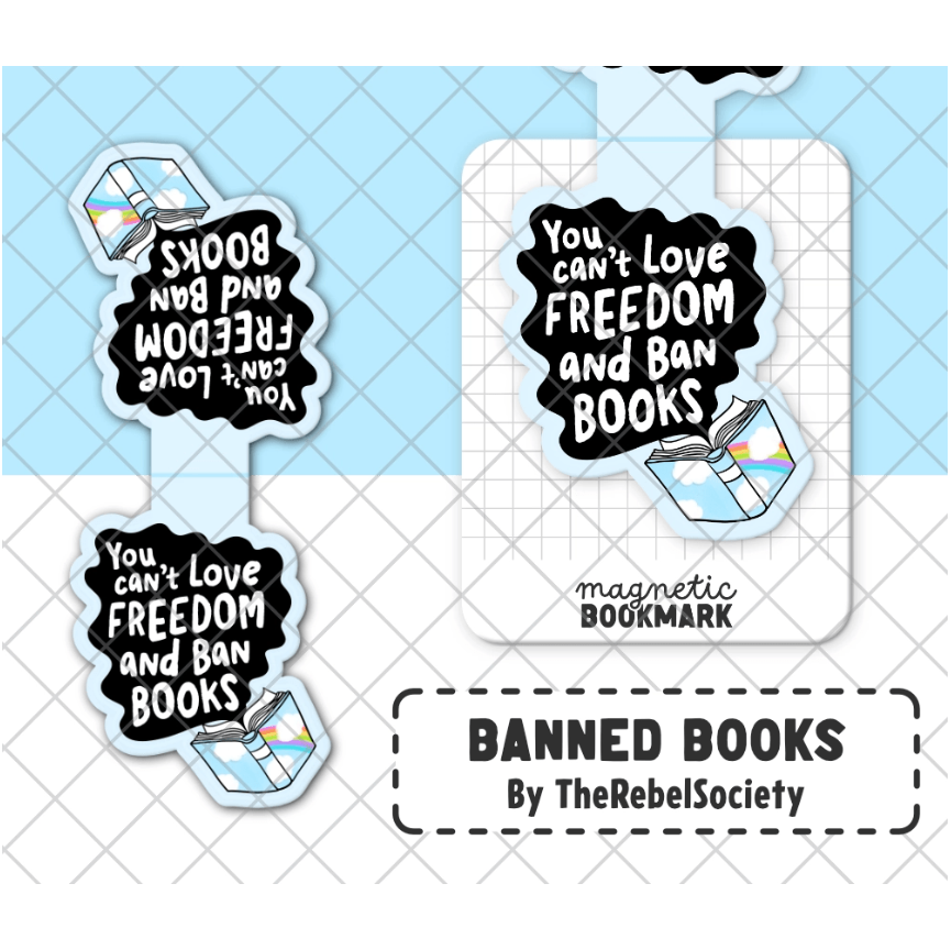 Banned Books - Magnetic Bookmark