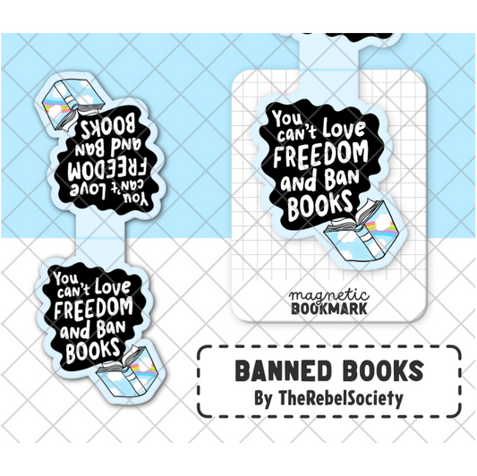 Banned Books - Magnetic Bookmark