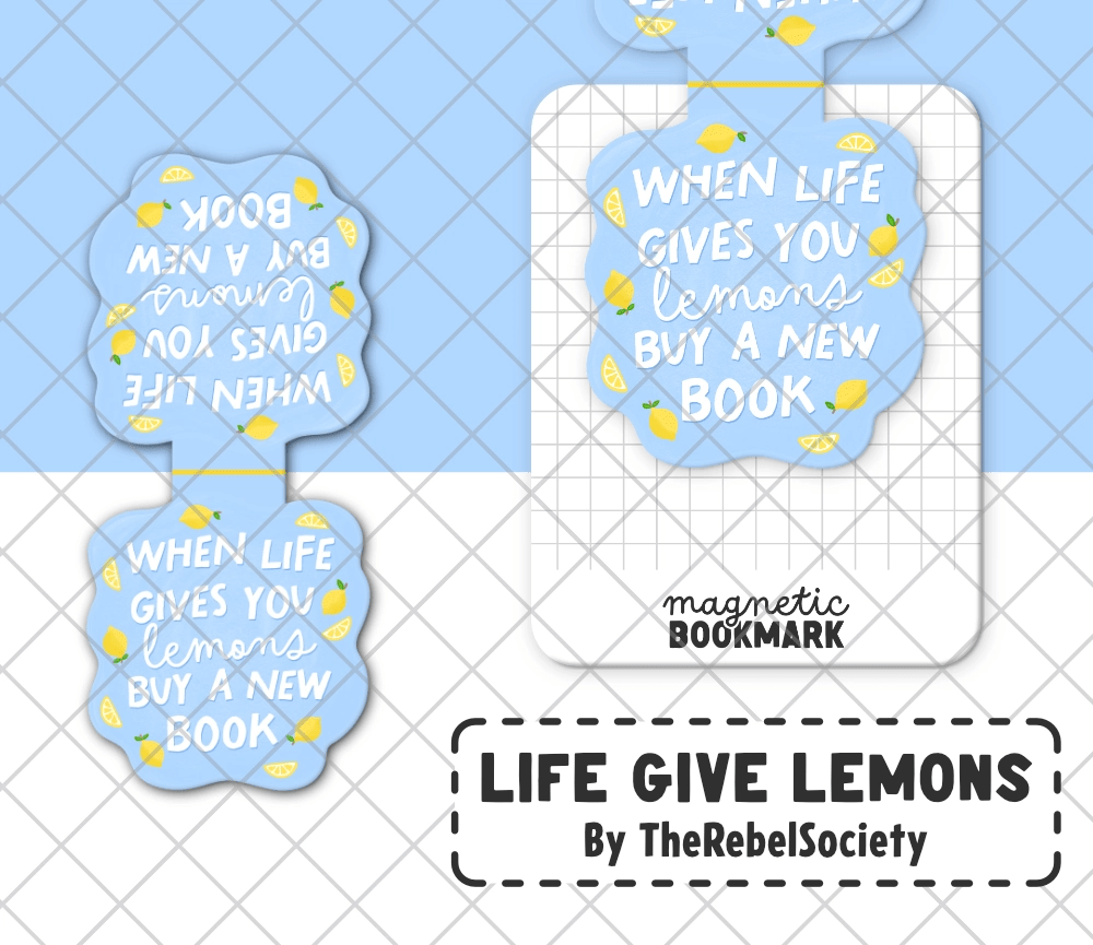 Life Gives Lemons - Magnetic Bookmark
