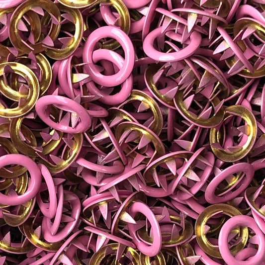 Bubblegum - 11mm Metal Open Ring Snap - 20pk