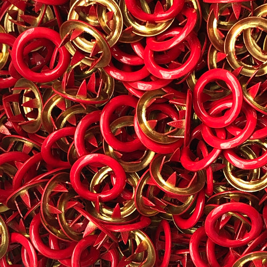 Scarlet - 11mm Metal Open Ring Snap - 20pk